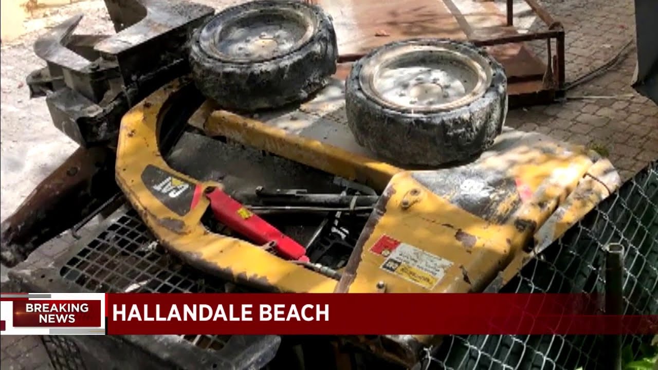 Front End Loader Explodes Worker inside front end loader falls from fourth floor of building ...