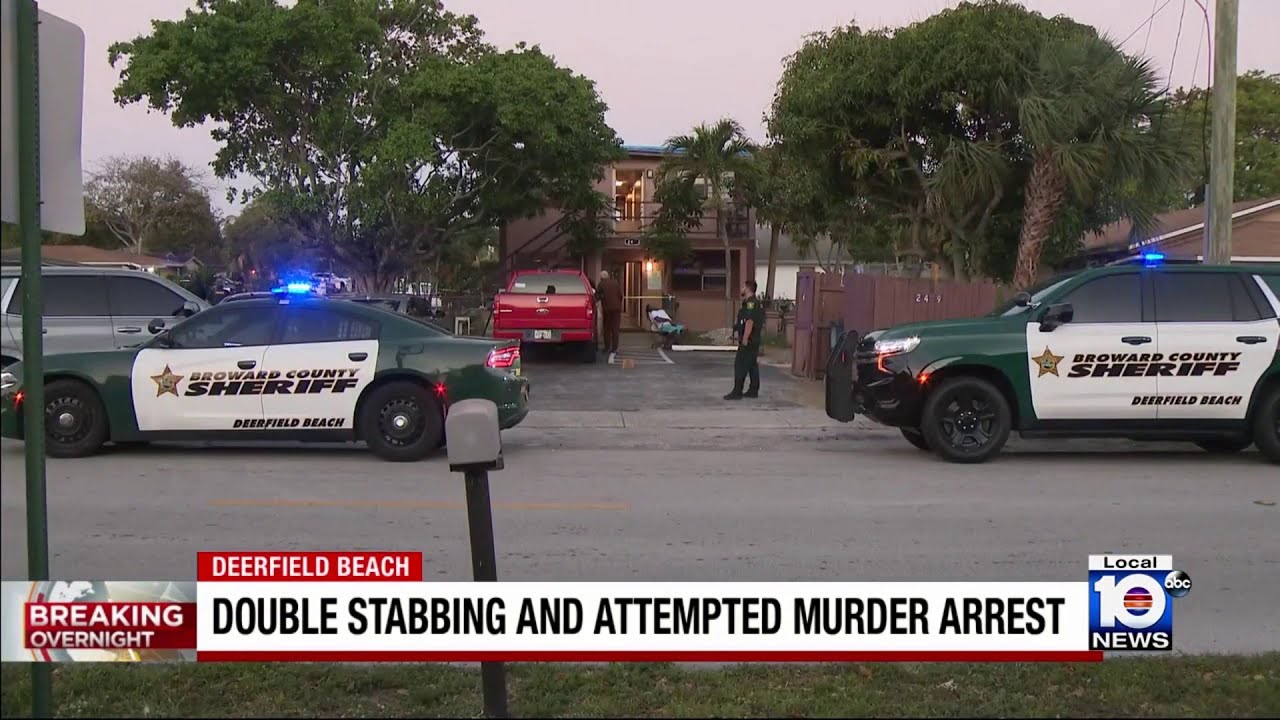 Deputies arrest man after double stabbing incident in Deerfield Beach ...