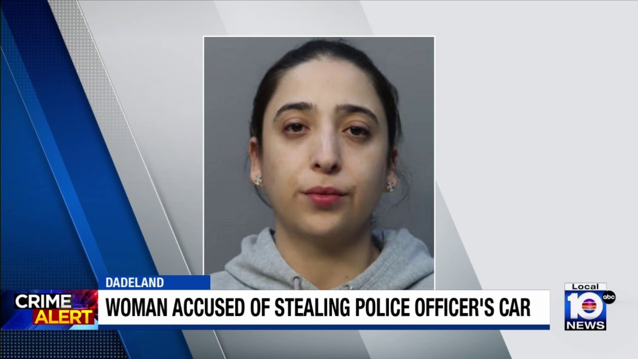 Florida woman accused of stealing Miami officer's vehicle - THE MIAMI ...