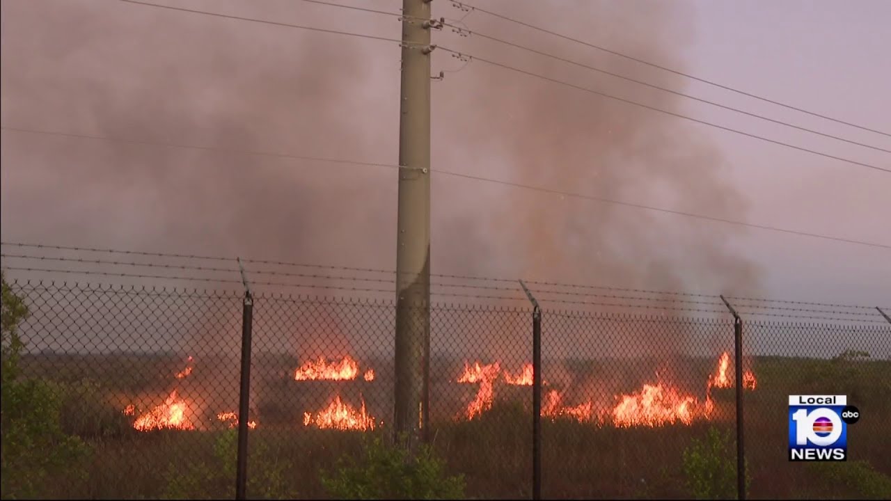 South Miami-Dade brush fire continues to burn, cause disruptions - THE ...