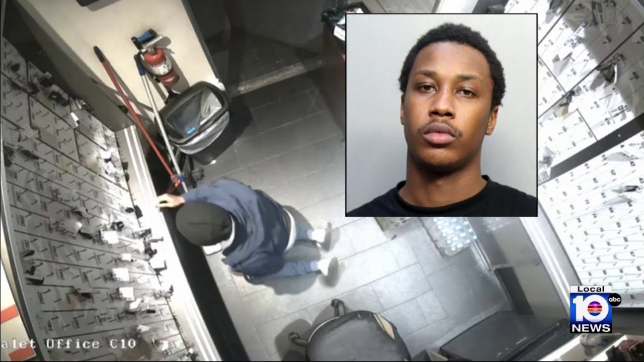 Camera footage shows man busted for pricy car thefts in Miami Beach ...