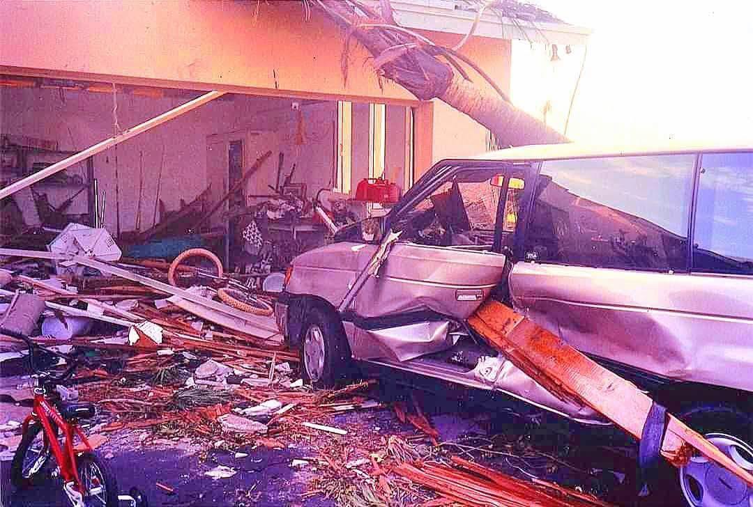 Hurricane Andrew damage in Cutler Ridge and South Dade