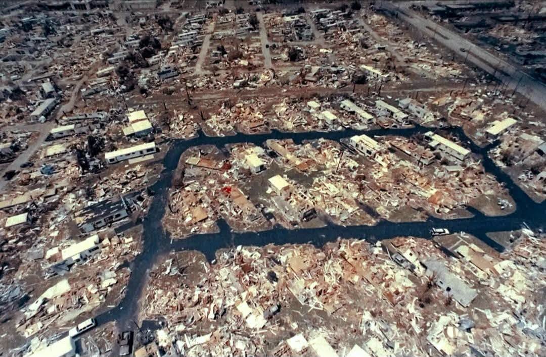 Hurricane Andrew damage in Cutler Ridge and South Dade