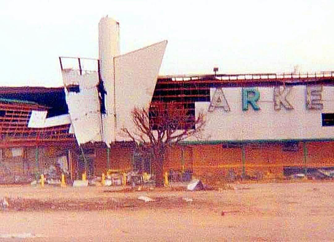 Archive photograph from Hurricane Andrew in South Dade
